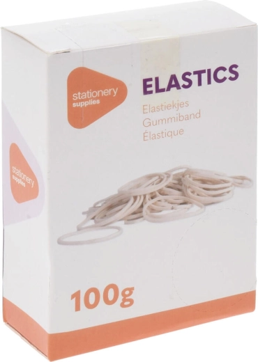 Λαστιχάκια καφέ – μίξη μεγεθών, 100 g