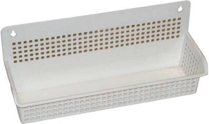 Μεγάλο κρεμαστό πλαστικό καλαθάκι 30 × 10 × 13 cm, μίξη χρωμάτων
