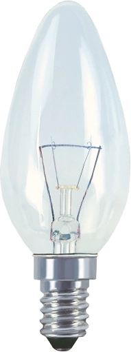 Λαμπτήρας κεριού 240 V 40 W E14 διάφανος TES-LAMP