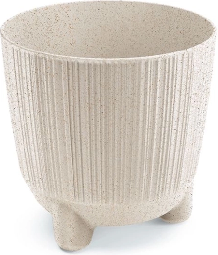 Γλάστρα Ryfo N Eco Wood 14,5 cm λευκή