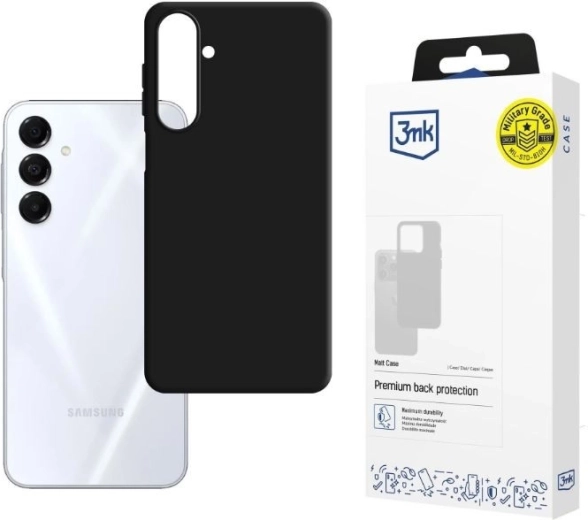 Ματ θήκη 3mk Matt Case για Samsung Galaxy A17 5G, μαύρη