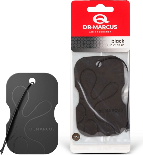Dr. Marcus Lucky Card Black αποσμητικό χώρου αυτοκινήτου