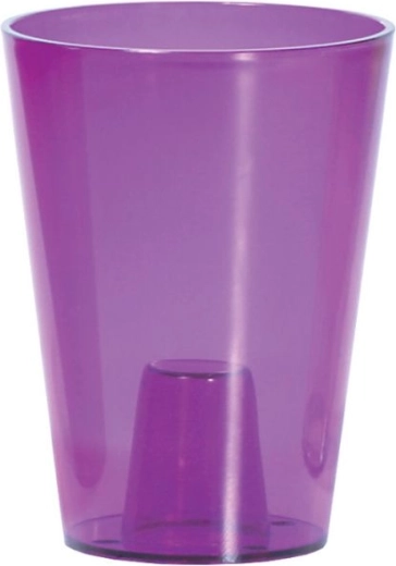 Γλάστρα για ορχιδέες Coubi Orchid 13 cm – διάφανη μωβ