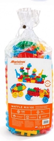 Σετ κατασκευών MARIOINEX Waffle Mix 100 τεμαχίων
