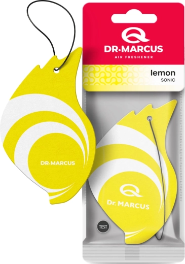 Dr. Marcus Sonic αρωματικό χώρου αυτοκινήτου Lemon με κορδόνι
