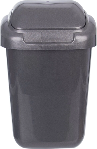 Κάδος απορριμμάτων UH 50 l με ανακλινόμενο καπάκι, ανθρακί