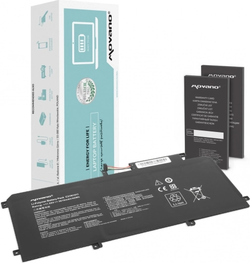 Μπαταρία Movano C31N1411 για Asus Zenbook UX305, U305F, U305FA, UX305CA και UX305FA