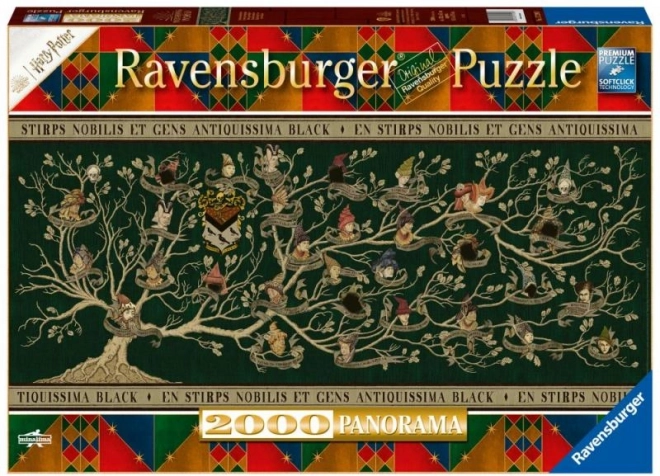 Harry Potter γενεαλογικό δέντρο πανοραμικό παζλ 2000 κομματιών Ravensburger