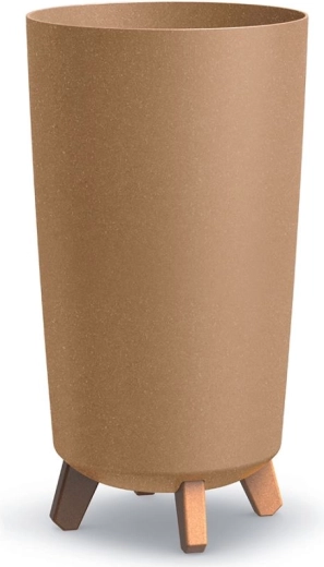 Γλάστρα με πόδια Gracia Tubus Slim Eco Wood 24 cm naturo
