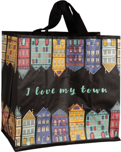 Τσάντα Moje město 24 l (35 × 35 × 20 cm) - μίξη χρωμάτων - 1 τεμάχιο
