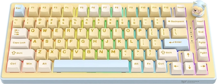 Gaming πληκτρολόγιο Onikuma MT707 κίτρινο