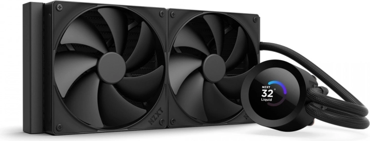 NZXT kraken plus 280 lcd μαύρο