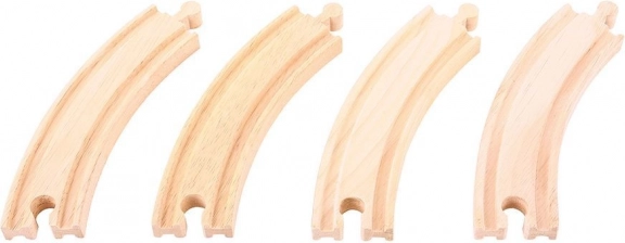 Μακριές καμπύλες ράγες Bigjigs Rail
