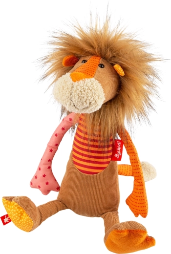 Πρώτο λούτρινο λιοντάρι patchwork 32 cm Sigikid