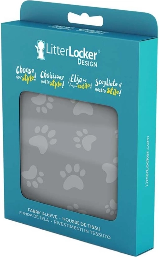 LitterLocker υφασμάτινο κάλυμμα για κάδο Design Cat Paws