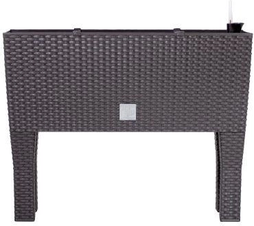 Ζαρντινιέρα Rato Case High σκούρο καφέ 60 × 25 × 46 cm με σύστημα ποτίσματος