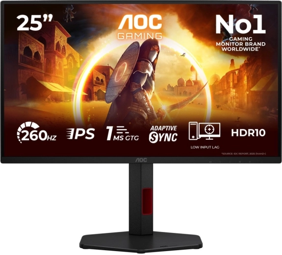 Gaming monitor AOC 25G4ZR 24,5" fast IPS 260 Hz με pivot