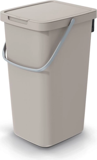 Κάδος απορριμμάτων 25 l ανοιχτό καφέ SYSTEMA Q Collect
