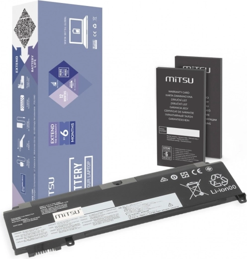 Μπαταρία MITSU για Lenovo ThinkPad T460s και T470s 2140 mAh
