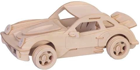 Ξύλινο 3D παζλ Porsche μεγάλο