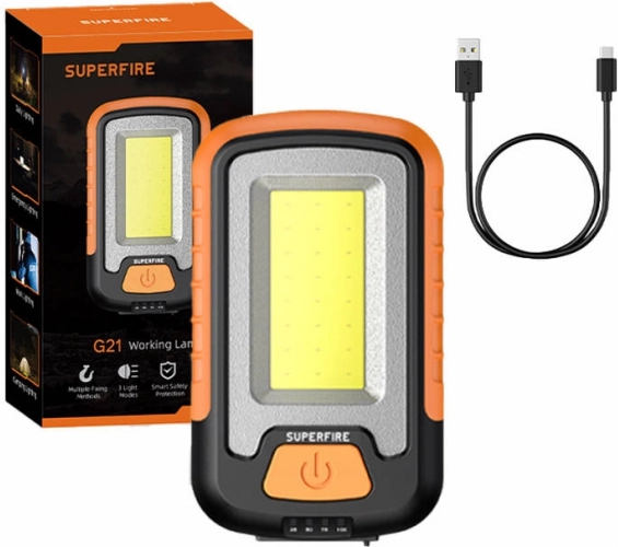 Φακός συνεργείου Superfire G21 650lm