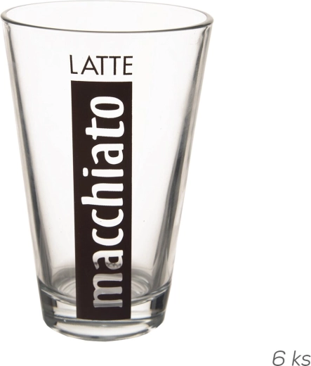 Ποτήρια για latte macchiato 300 ml, 6 τεμ.