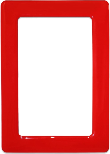 Μαγνητικό αυτοκόλλητο πλαίσιο 13,0 × 8,1 cm – κόκκινο