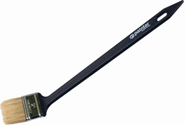 Γωνιακό πινέλο βαφής 2,5" με πλαστική λαβή, 8 mm