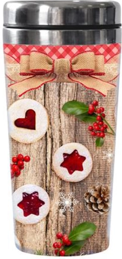 Θερμοκούπα TORO 450 ml με μοτίβο Linzer μπισκότου