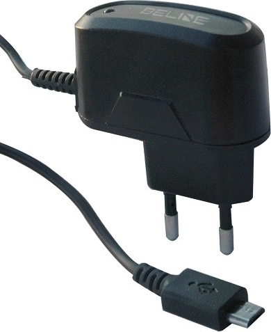 Φορτιστής πρίζας micro USB 1 A μαύρος