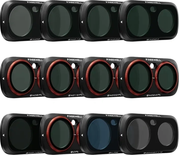 Σετ φίλτρων Freewell για Insta360 Luna Ultra (12 τεμ.)