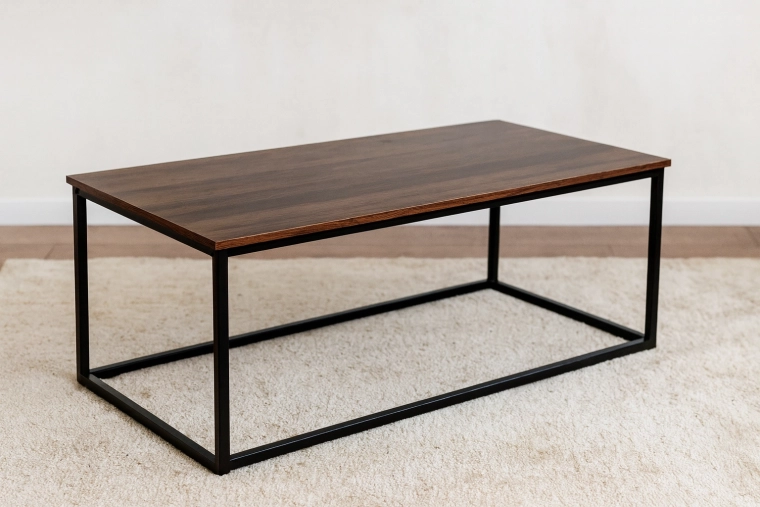 Τραπεζάκι σαλονιού σε στιλ loft 110 × 55 × 43 cm