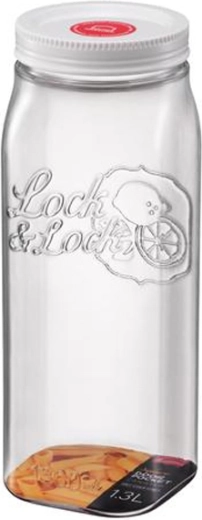 Δοχείο τροφίμων LOCKnLOCK Square 1,3 l με βιδωτό καπάκι