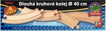 MAXIM μακριά κυκλική ράγα – σετ 4 τεμ.