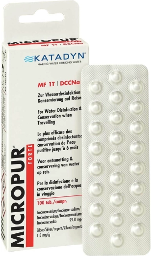 Katadyn Micropur Forte MF1/100T ταμπλέτες για απολύμανση νερού 100 τεμ.