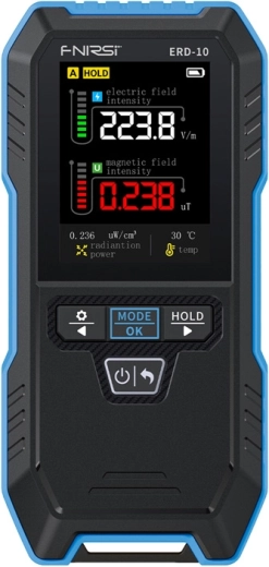 Fnirsi ERD-10 ανιχνευτής ηλεκτρομαγνητικής ακτινοβολίας 4 σε 1