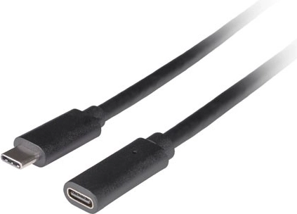 Καλώδιο επέκτασης USB‑C 3.1, M/F, 1,5 m, μαύρο