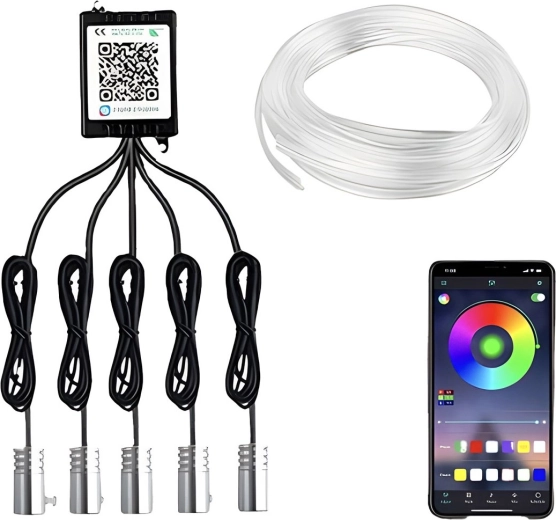 Ambientικός φωτισμός LED RGB για το εσωτερικό αυτοκινήτου RENEW FORCE