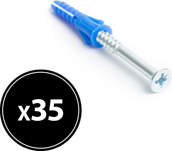 Ούπα με βίδα 6 × 30 mm, 35 τεμάχια