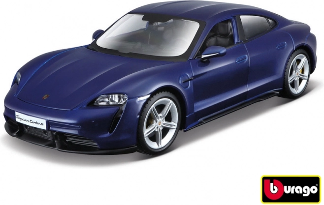 Μοντέλο αυτοκινήτου Porsche Taycan Turbo S 2019 σε κλίμακα 1:24