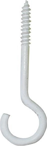 Γάντζος πολυελαίου 60 × 4,5 mm λευκός (10 τεμ.)