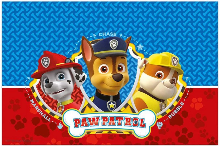 Παιδικό πλαστικό τραπεζομάντηλο Paw Patrol 120 × 180 εκ.
