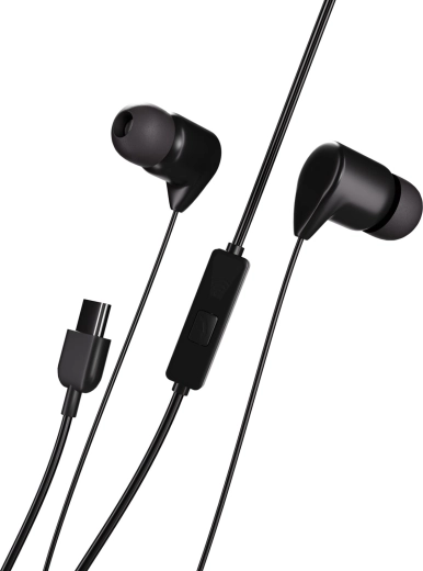 Ακουστικά Maxell BASS 13 με υποδοχή USB-C, μαύρα