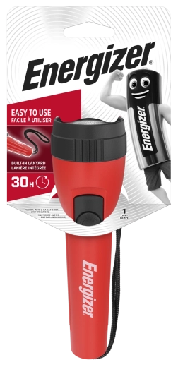 Energizer χειροκίνητος φακός Black & Silver, πλαστικός, 2× AA