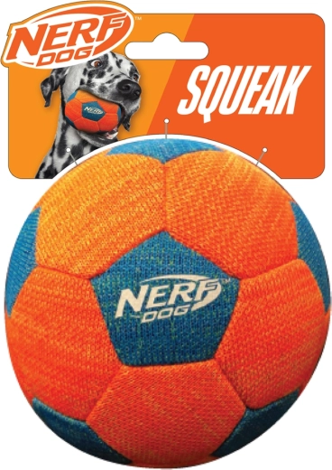 Nerf Dog σφυριχτή μπάλα ποδοσφαίρου για σκύλους 12,7 cm