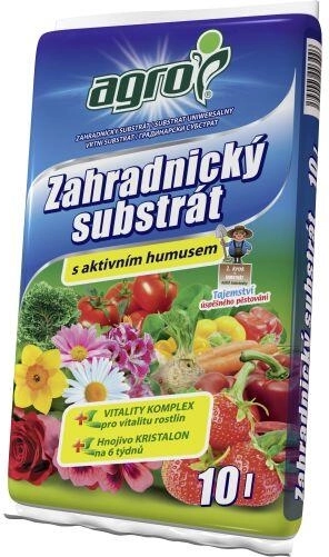 Κηπευτικό υπόστρωμα 10 l AGRO