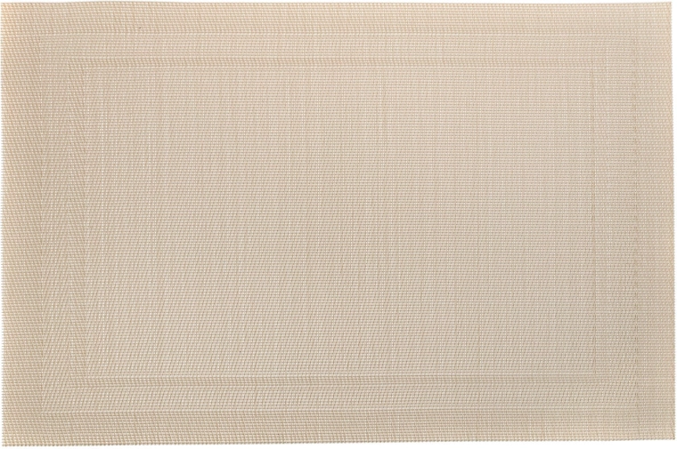 Σουπλά RECTANGLE κρεμ 45 × 30 cm PVC/PES