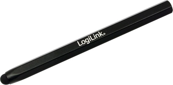 LogiLink γραφίδα με λαστιχένια άκρη για οθόνες αφής, μαύρη