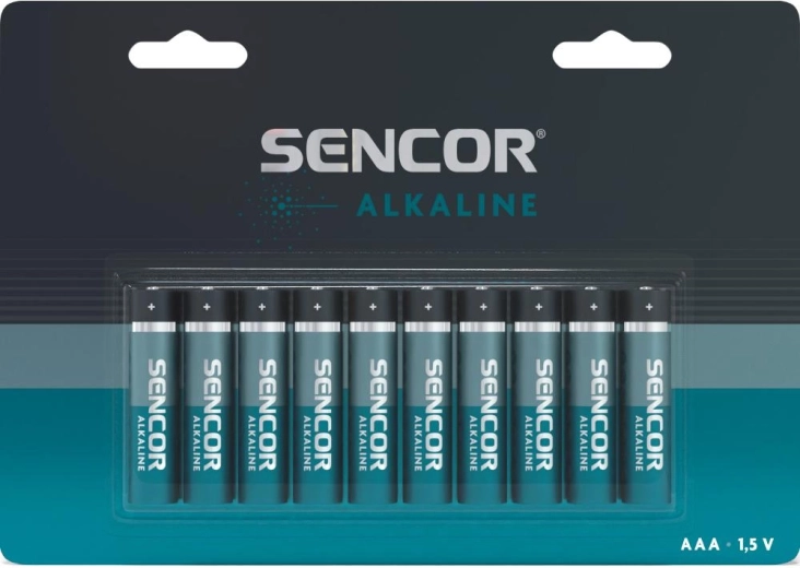 Αλκαλικές μπαταρίες Sencor AAA LR03, 10 τεμ.