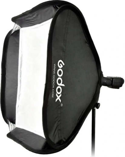 Πτυσσόμενο softbox Godox 80 × 80 cm με βάση S και μοντούρα Bowens